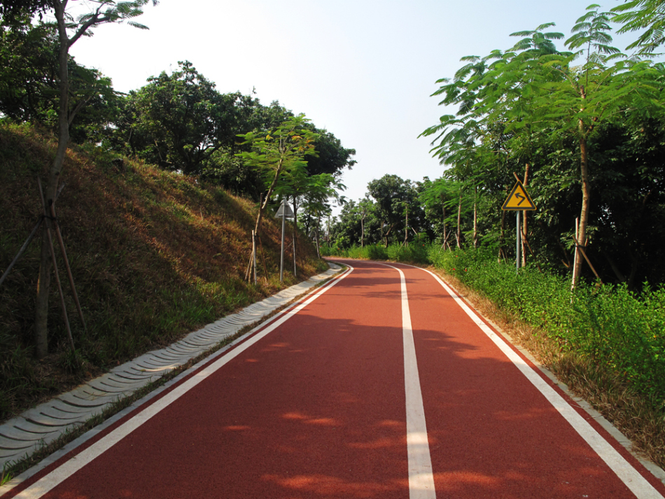 綠道材料，綠道施工，綠道路面，綠道